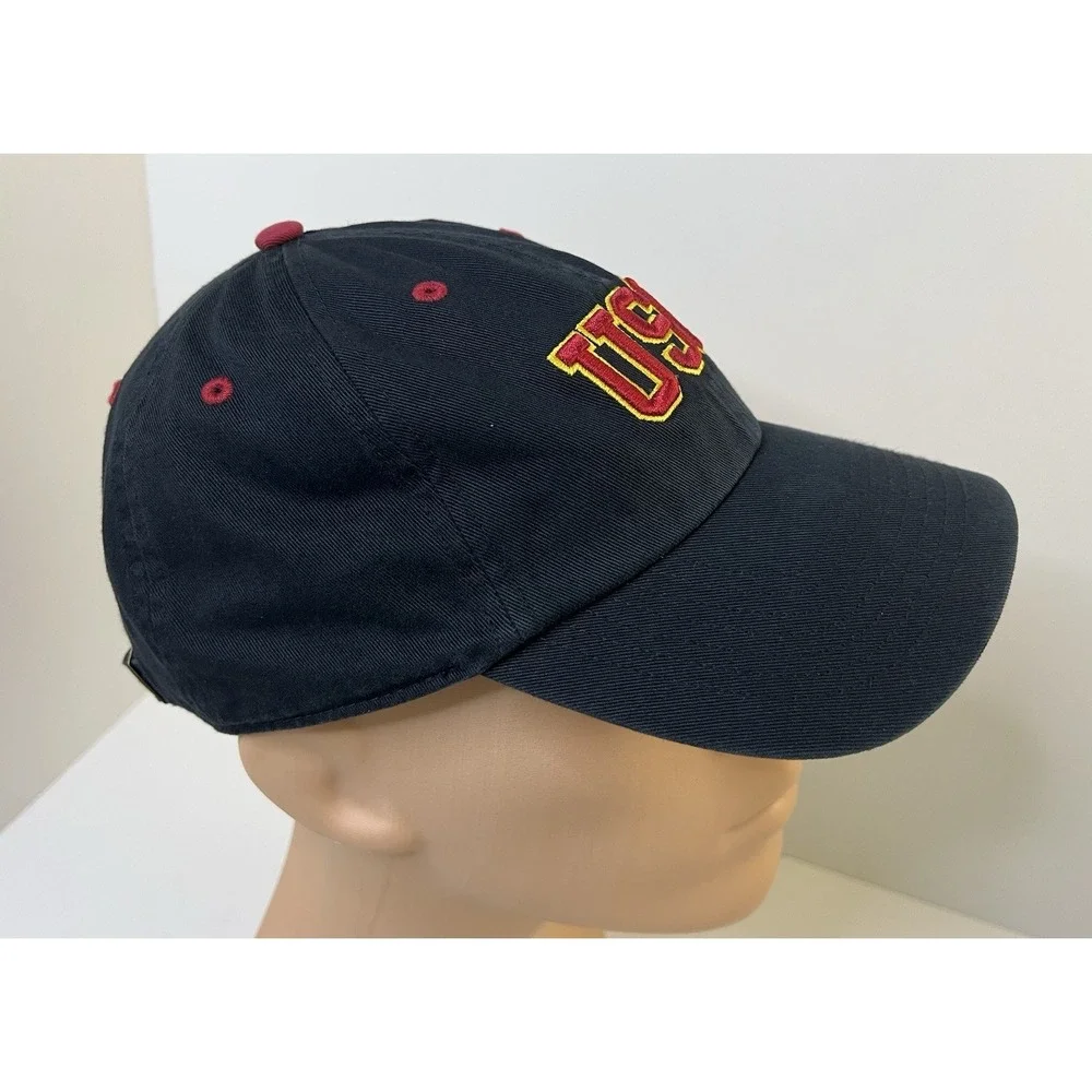 Usc Trojans Hat Men Strap Back Black 47 Brand Heritage OSFA
